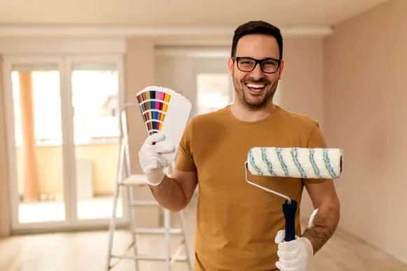 Color consultation with a Newport painter